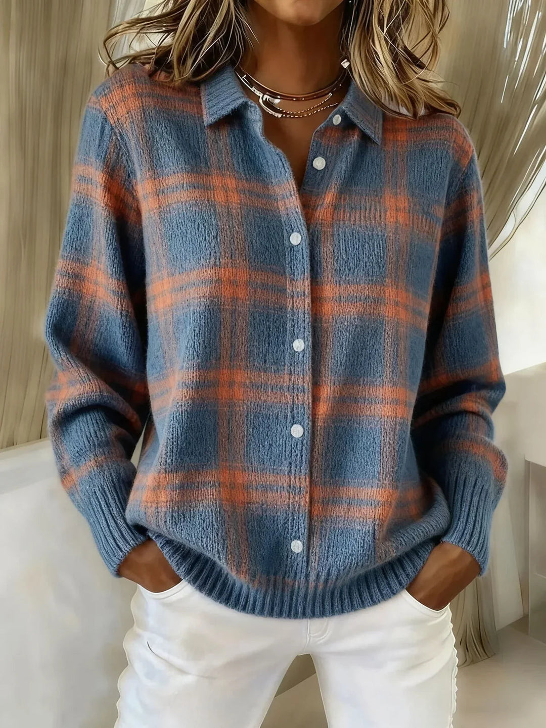 Candela | Sweter w Kratę