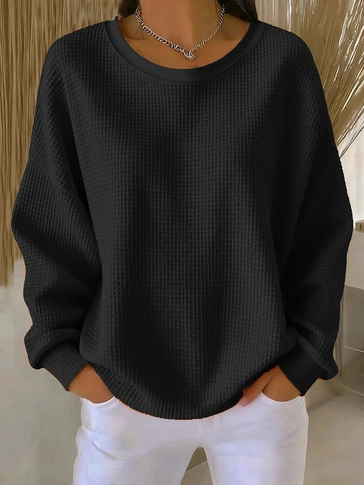 Nouria | Sweter Gofrando Klasyczny