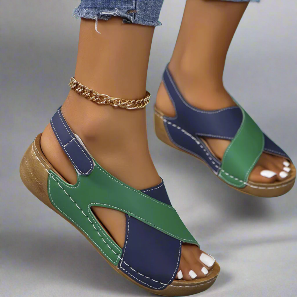 Kendra - Sandale ortopedyczne Colorblock