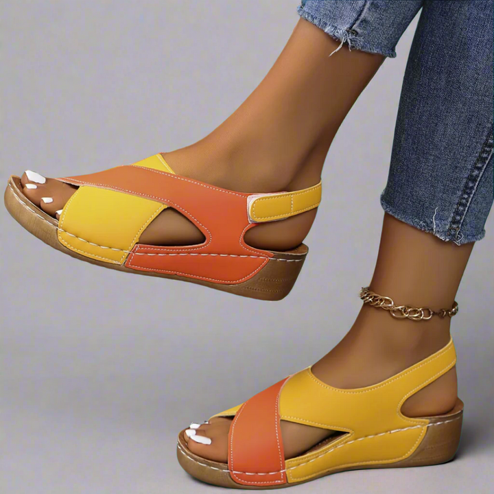 Kendra - Sandale ortopedyczne Colorblock