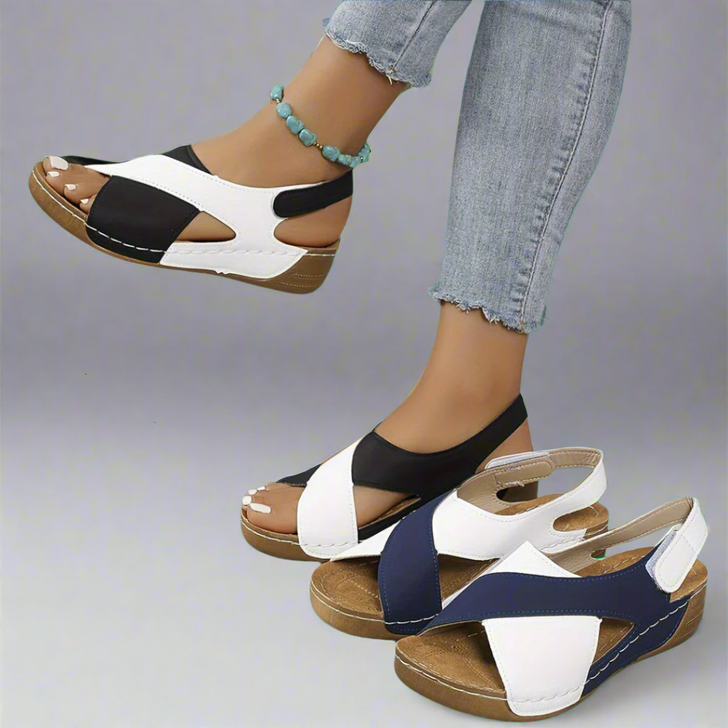 Kendra - Sandale ortopedyczne Colorblock