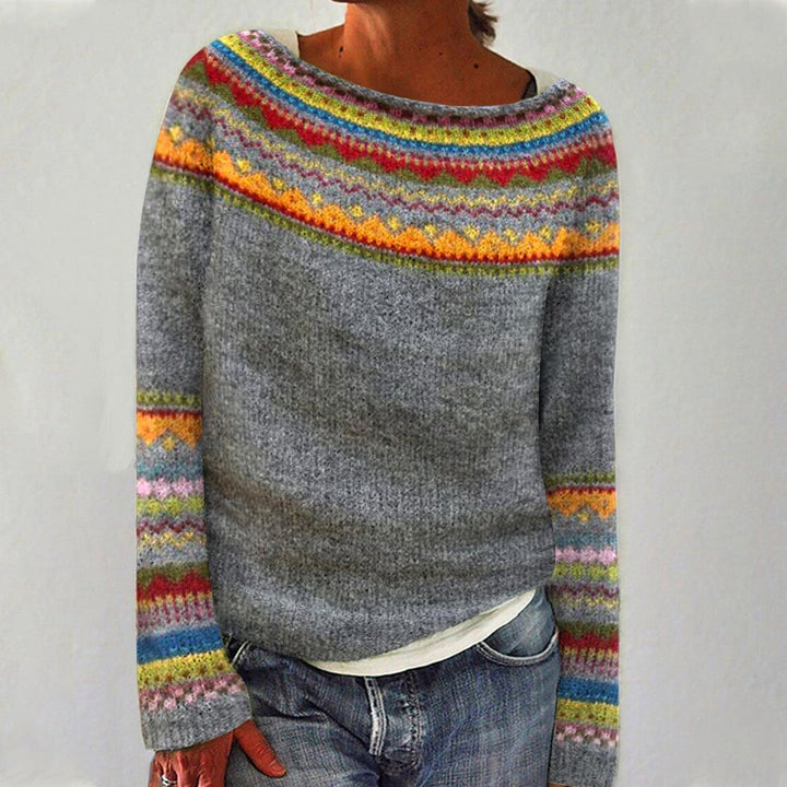 Elyse | Sweter Wełniany Retro
