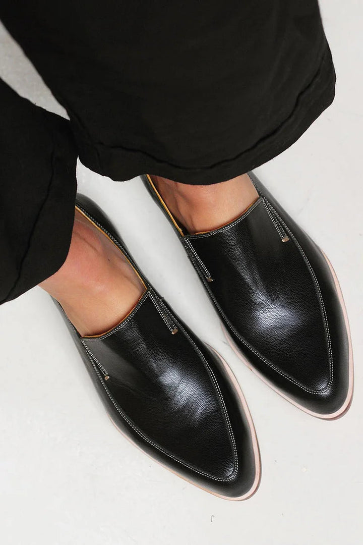 Zofia™ | Mokasyny Patchwork Noir