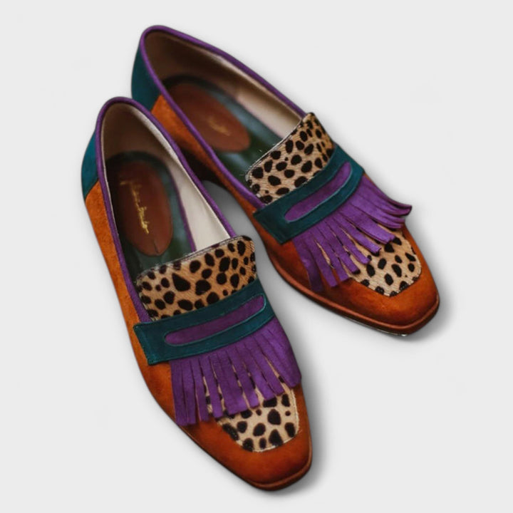 Fallon™ | Mokasyny Marron Léopard