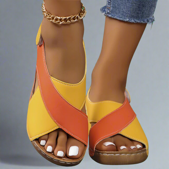 Kendra - Sandale ortopedyczne Colorblock