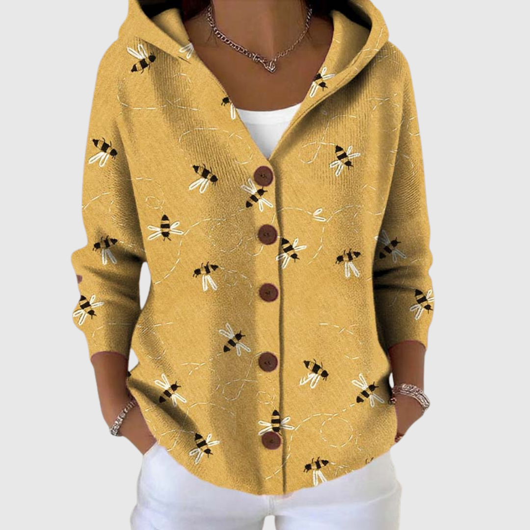 Sweter Komfortowy z Kapturem