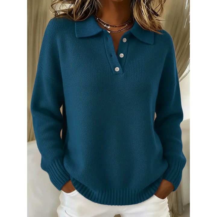 Marina | Miękki Sweter Polo