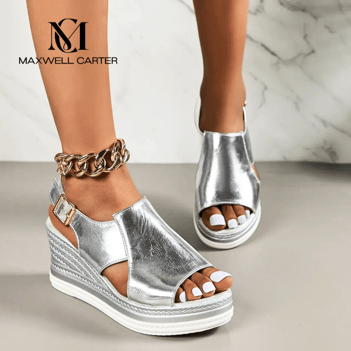 Baylie - Stylowe Metaliczne Sandały