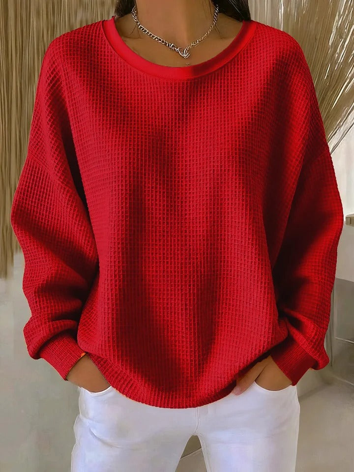 Nouria | Sweter Gofrando Klasyczny