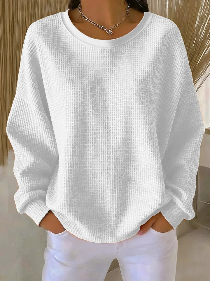 Nouria | Sweter Gofrando Klasyczny