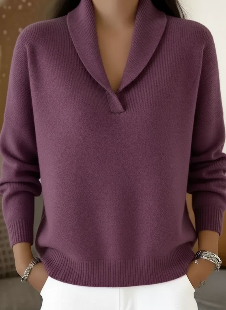 Enkarna | Sweter z dekoltem w serek