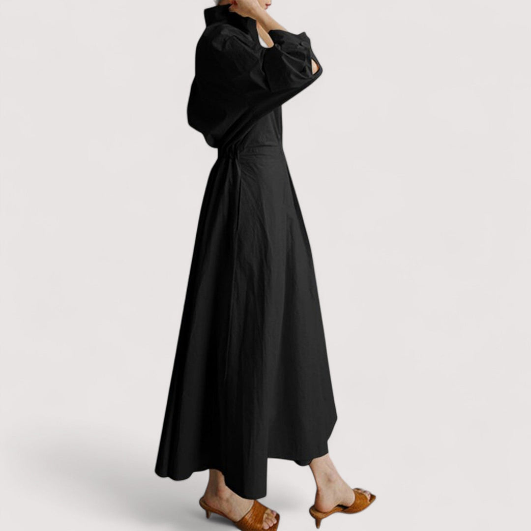 Marica - Elegancka długa sukienka, styl i komfort