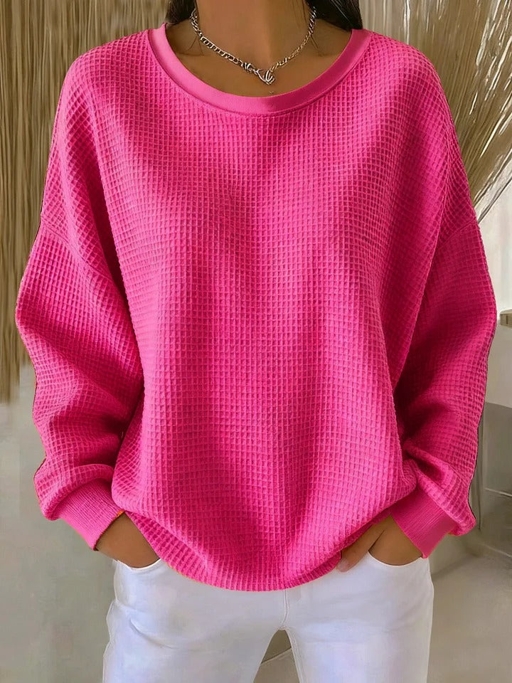 Nouria | Sweter Gofrando Klasyczny