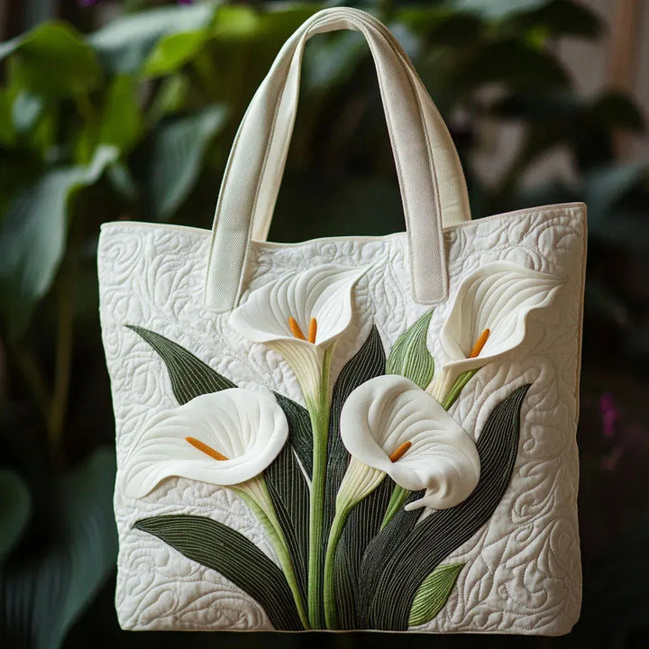 Torba Artisanal Matelassé - Białe Lilie