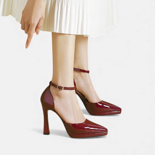 Buty Skórzane Evette