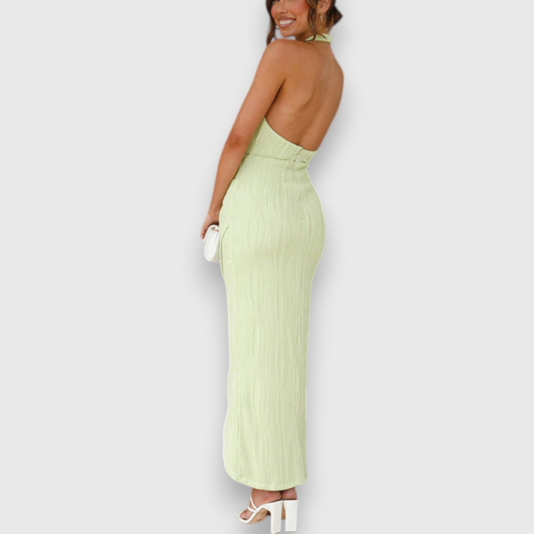 Flora – Elegancka sukienka z odkrytymi plecami