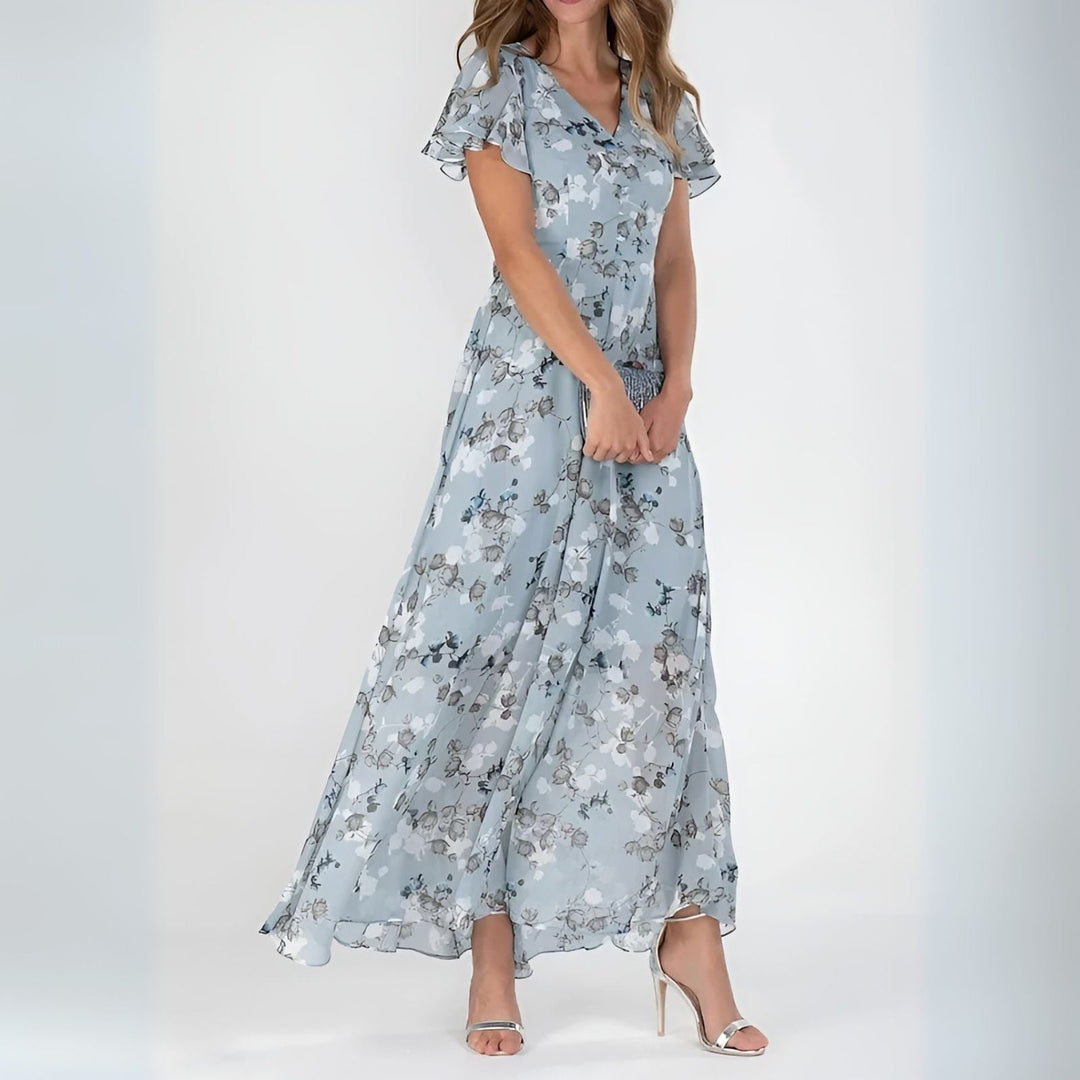 Hana - Sukienka maxi w kwiaty