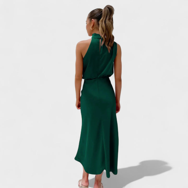 Alda - Elegancka Sukienka Satynowa