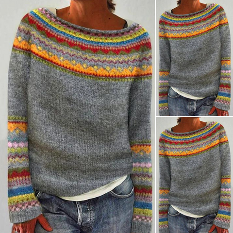 Elyse | Sweter Wełniany Retro