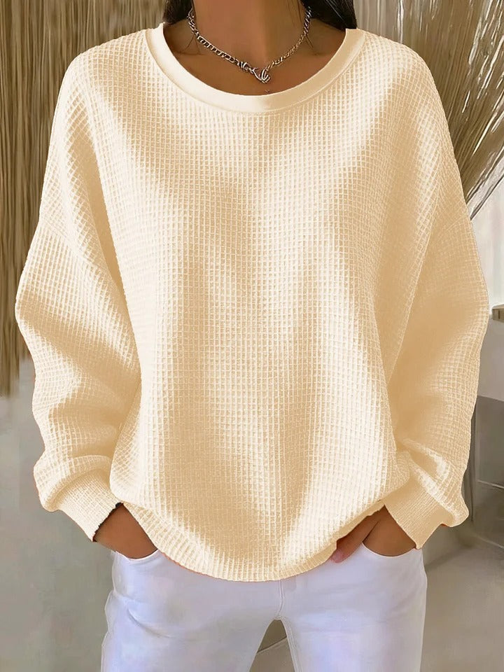 Nouria | Sweter Gofrando Klasyczny