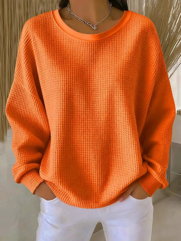 Nouria | Sweter Gofrando Klasyczny