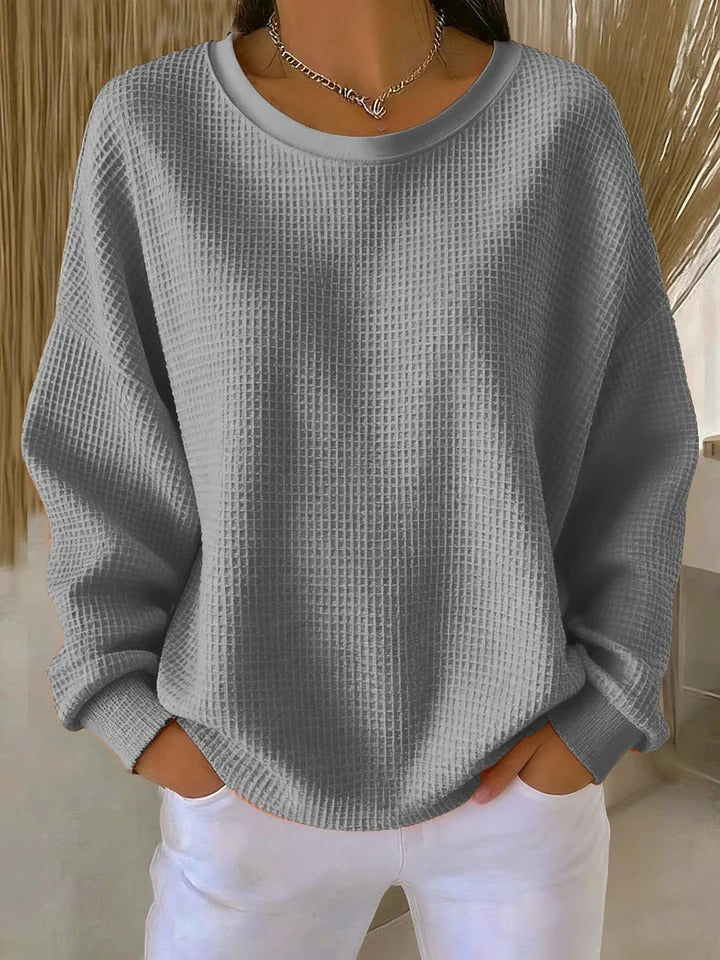 Nouria | Sweter Gofrando Klasyczny