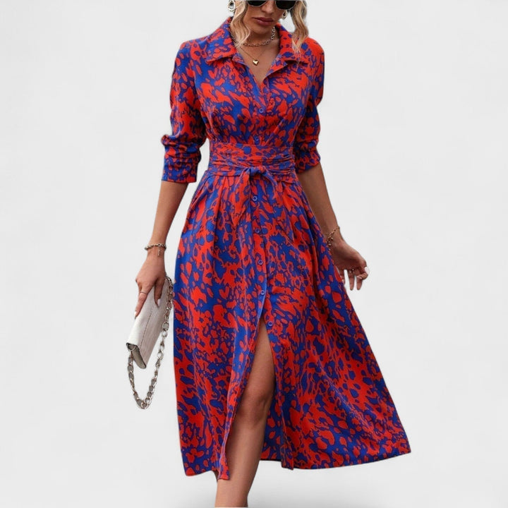 Irina – Sukienka w leopardzie wzory