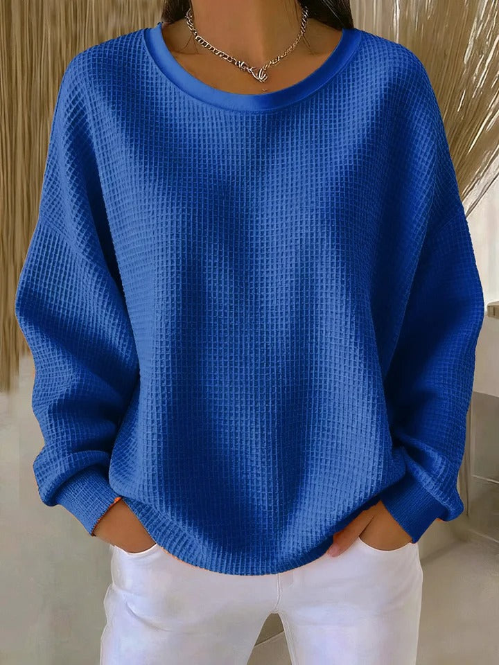 Nouria | Sweter Gofrando Klasyczny