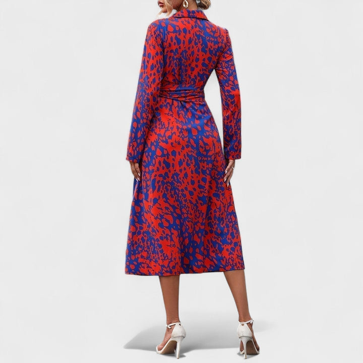 Irina – Sukienka w leopardzie wzory