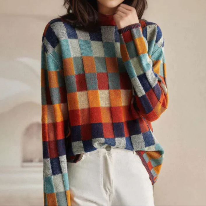 Isla | Sweter Retro Wygodny